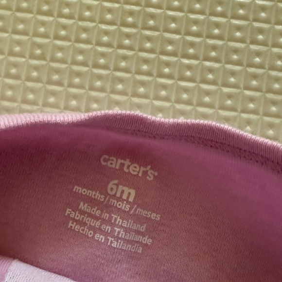 Cartet’s|Baby girl cute outfit, “So Happy” Pink Bodysuit and Blue Shorts Set••• - Picture 4 of 4